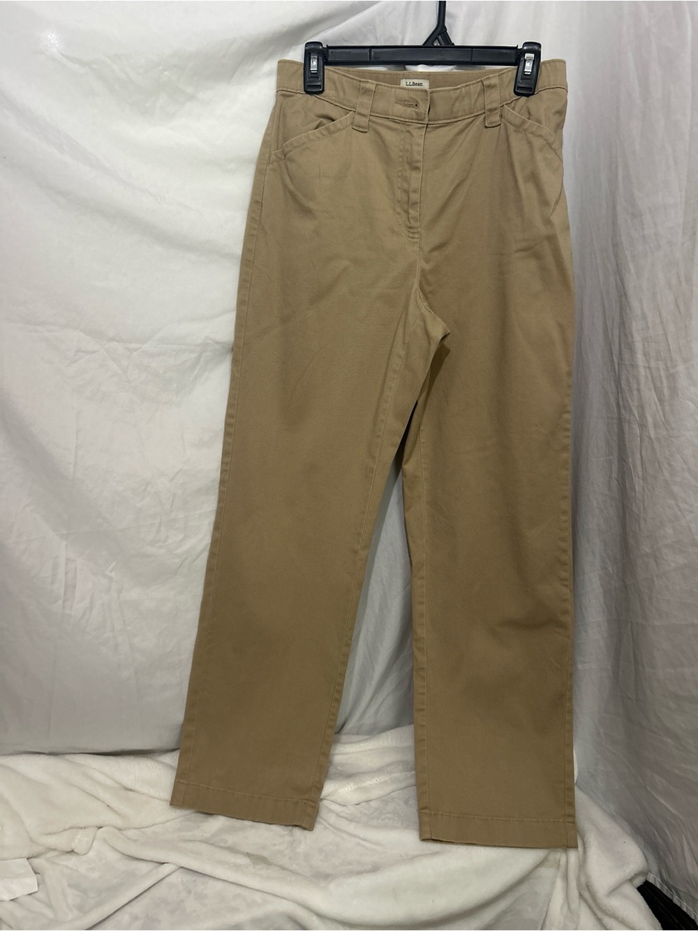 L.L. Bean Classic Fit Khaki Chino Pants - Women's Size 8 Regular